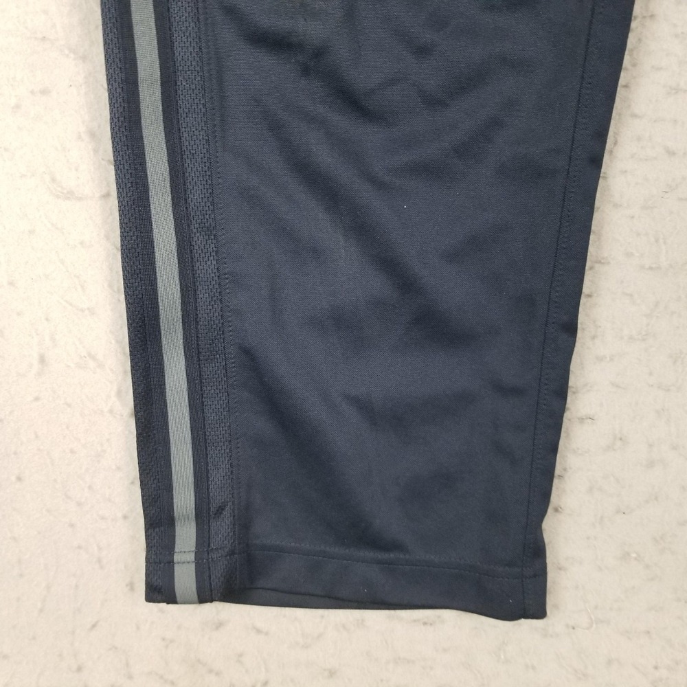 Nike Pants Mens Large Blue Gray Track Athletic Warm Up Polyester Stripe - Picture 9 of 12